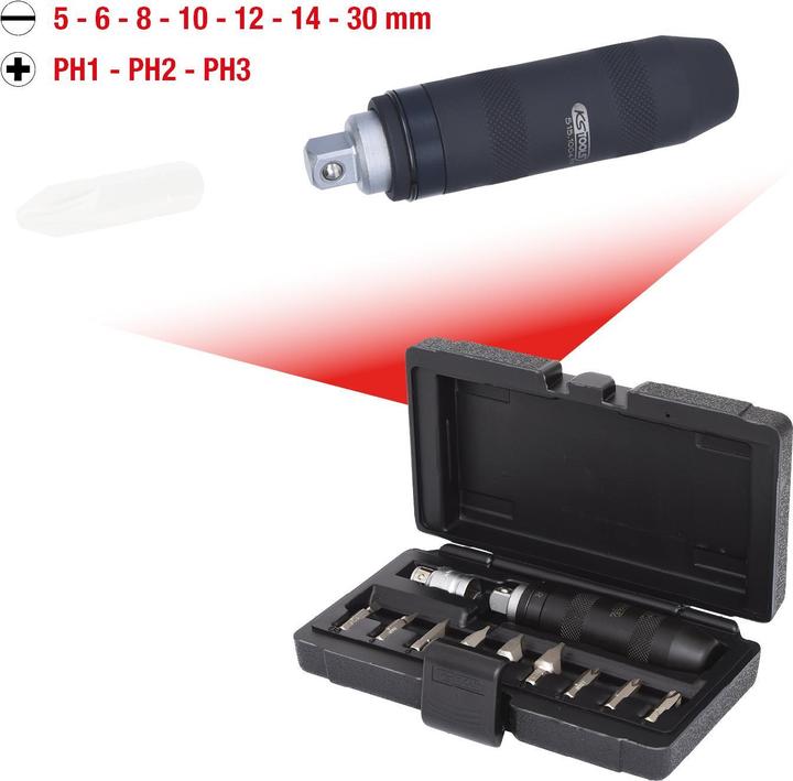 Actual product image KS Tools 1/2 Hand impact screwdriver set. 11 pcs. 515.