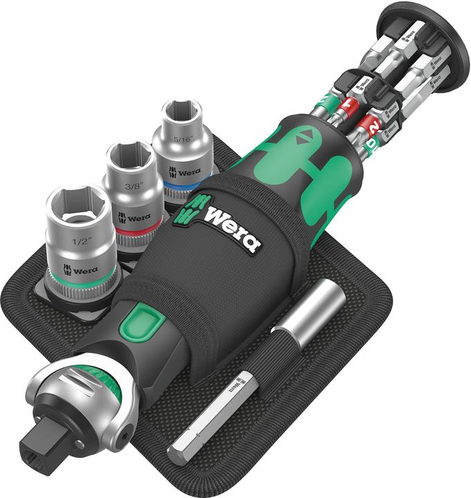 Wera 8009 Zyklop Pocket Set Imperial 2 (3/8", 1/4")