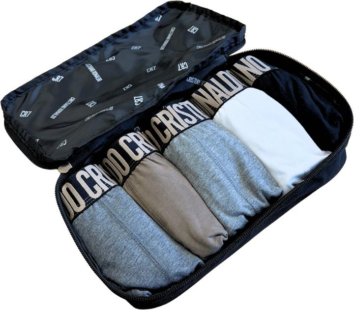 Produktbild CR7 Mens Trunk Cotton Stretch 5-Pack & Travel Bag (L, 5er Pack)