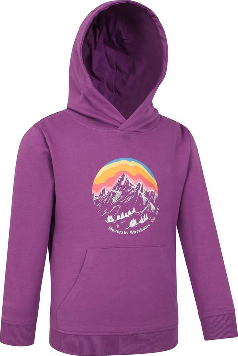 Actual product image Mountain Warehouse Childrens/Kids Mountain Snowy Hoodie (116)