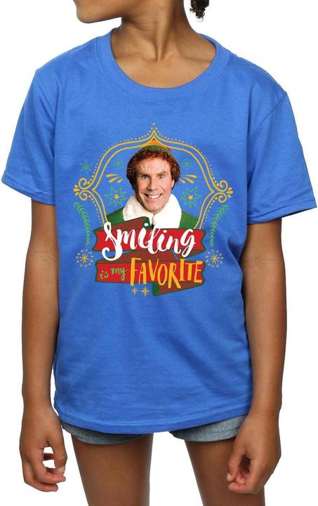 Actual product image Elf Girls Buddy Smiling Cotton T-Shirt (152, 158)