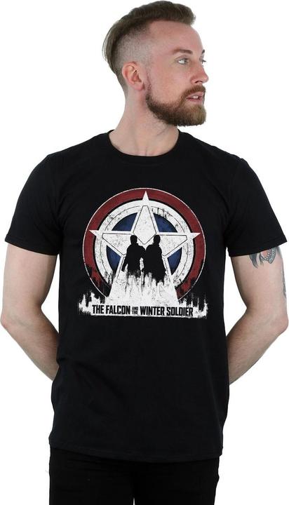 Produktbild The Falcon And The Winter Soldier Star Silhouettes TShirt (XL)