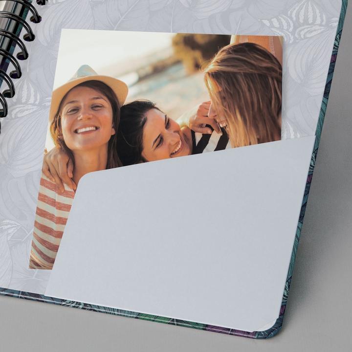Image du produit Jolie Carnet à spirales (162 x 215 mm, Quadrillé, Couverture rigide)