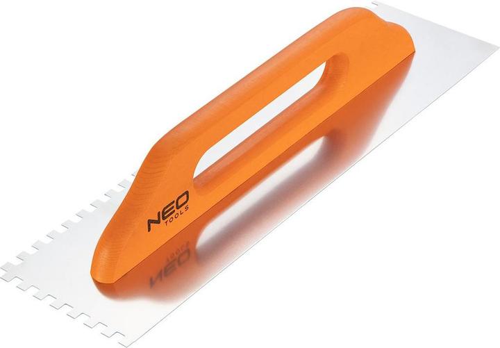 Immagine prodotto Neo Tools spatola con denti 480x128mm denti 8x8x8mm manico in legno (50-182)