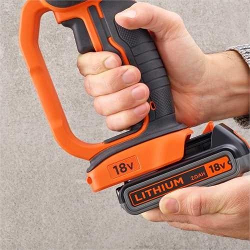 Productafbeelding Black & Decker Accu Haakse Slijper BCG720M1 (125 mm)