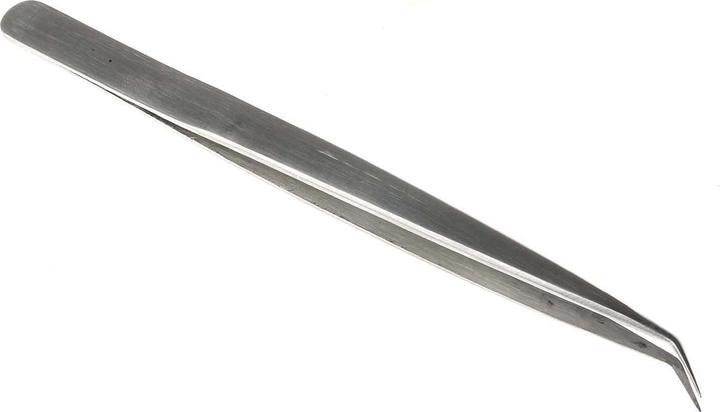 Produktbild Rs Pro Edelstahl Pinzette, Spitze Gebogen, Extrafein, 140 mm