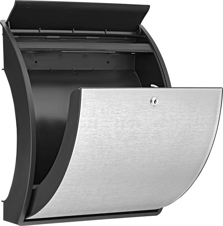 Image du produit Burg Wächter 34490 TURN 4942 ANT/Ni Boîte aux lettres plastique anthracite, serrure à clé en acier inoxydable