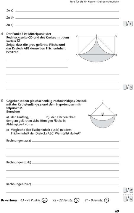 Produktbild Fit in Test und Klassenarbeit – Mathematik 9./10. Klasse Gymnasium (Deutsch, Wolfgang Göbels, 2017)