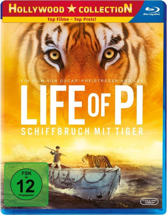 Actual product image Life Of Pi (Blu-ray, 2012, Turkish, English, German)