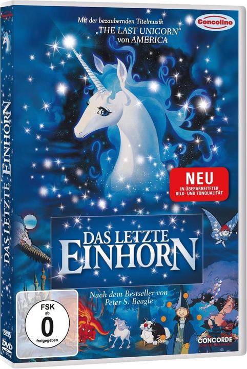 Immagine prodotto L'ultimo unicorno (DVD, 1982, Tedesco, Svizzero-tedesco, Inglese)