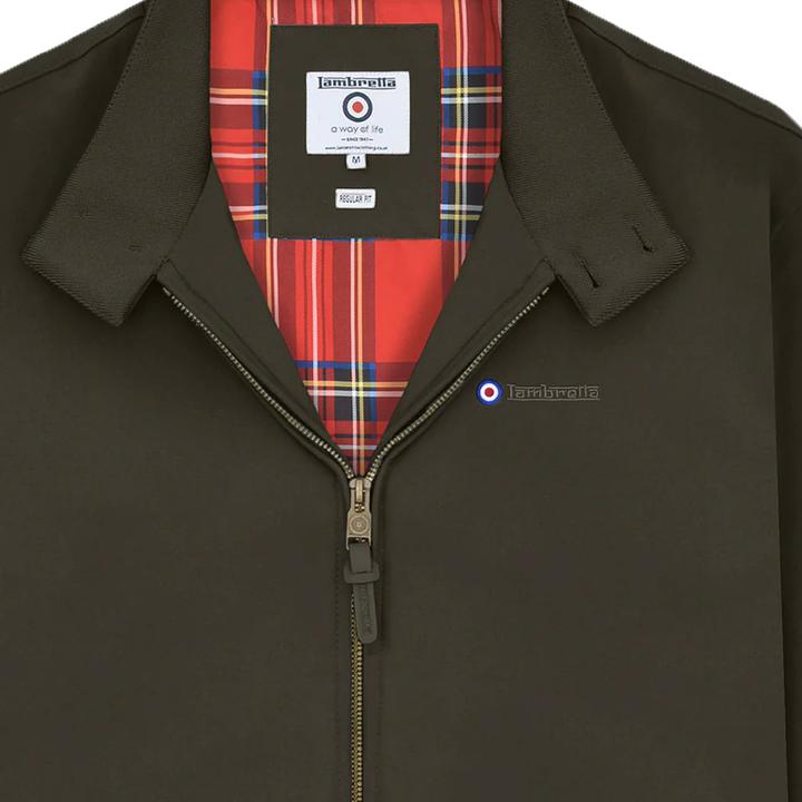 Actual product image Lambretta Mens Shower Resistant Harrington Jacket (L)