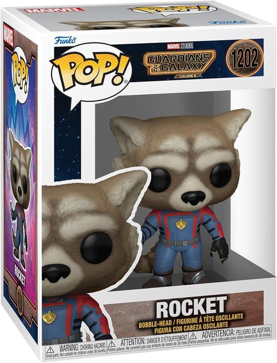 Actual product image Funko Guardians of the Galaxy Rocket Marvel