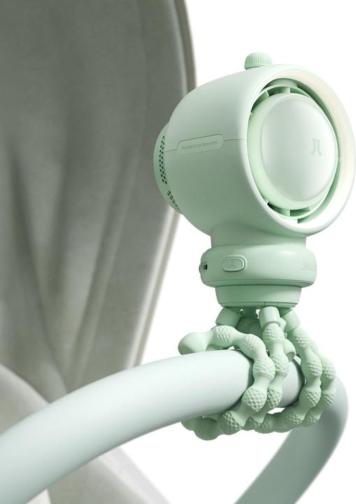 Image du produit Jisulife Ventilateur pour poussette Life2S (5000mAh) vert