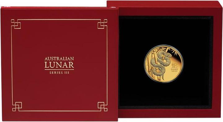 Produktbild The Perth Mint Gold Lunar III Schlange 1/4 oz PP - 2025 (1.00, 2025)