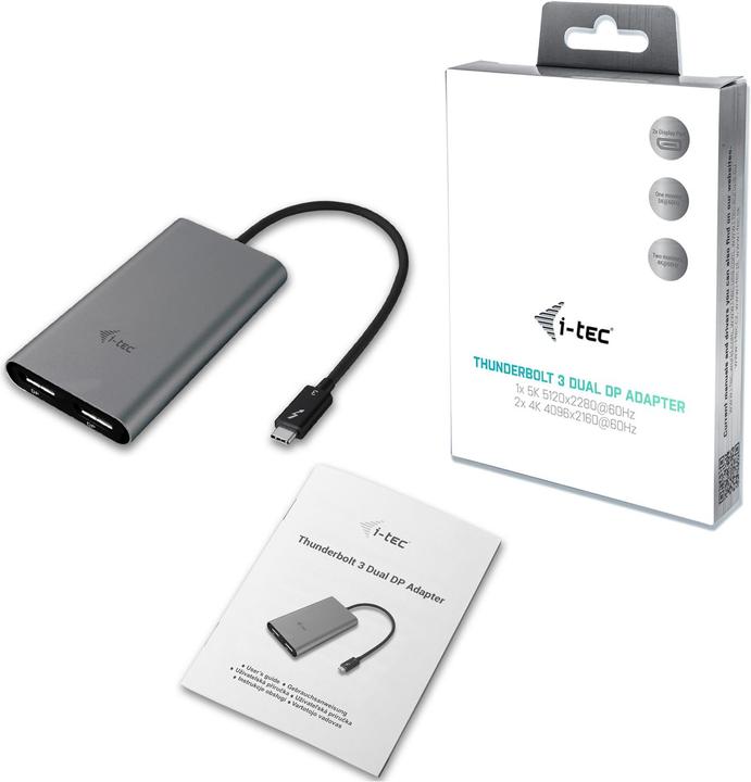 Image du produit i-tec Thunderbolt 3 vers (DP, 10 cm)