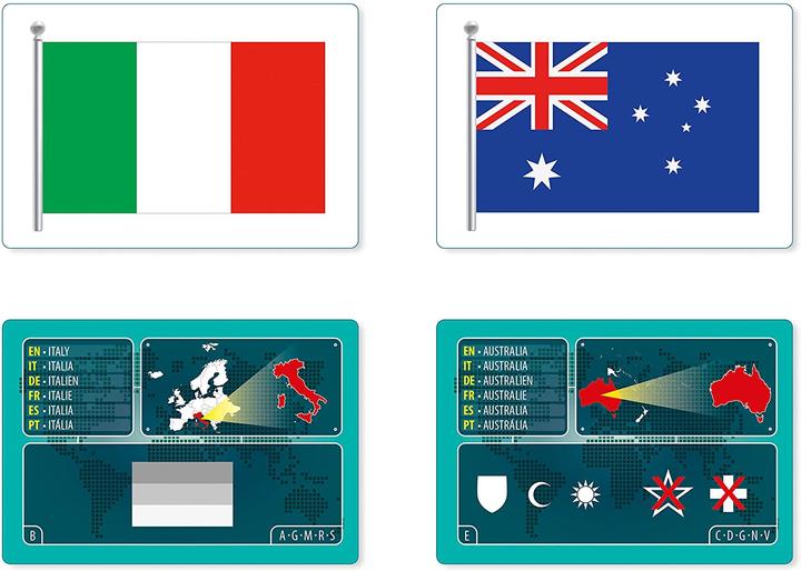 Actual product image Clementoni Carte Il gioco delle Bandiere IT (Italian)