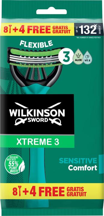 Produktbild Wilkinson Extra Essential 2 Disposable Razor Sensitive 15Pcs.