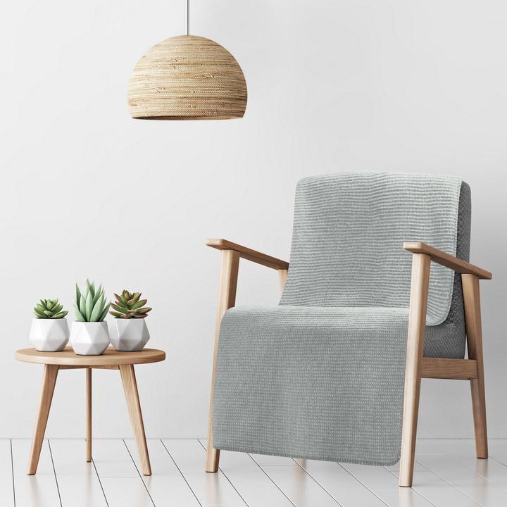 Produktbild Eurofirany DESIGN 91 AMBER Decke-Sesselbezug, sehr weich im Griff, mit 3D-Strukturmuster aus Baumwolle und Acry (70 x 160 cm)