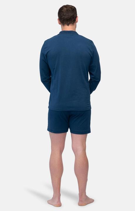 Immagine prodotto greenjama Camicia da uomo a maniche lunghe con collo a polo (M)