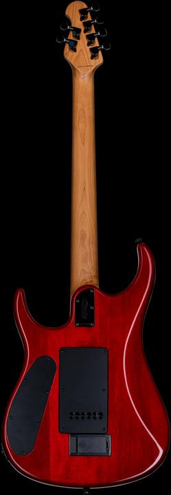 Actual product image E-Gitarre, JP150, DiMarzio, Blood Orange Burst, Tasche (Electric guitar, Stainless steel, Ebony, Spalted Maple Top)