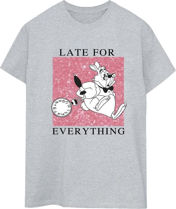 Immagine prodotto Disney Alice In Wonderland White Rabbit Maglietta Ampia Donna (L)
