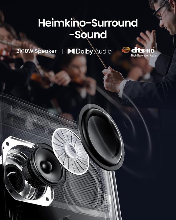 Immagine prodotto Dangbei 4K Heimkino-Beamer mit Auto Keystone (4K)