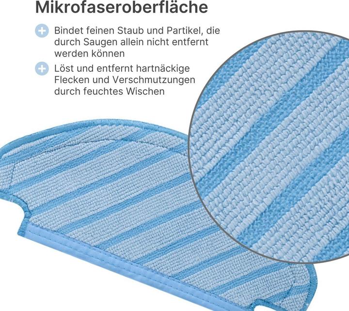 Image du produit Hermex Chiffons alternatifs pour Ecovacs Deebot T9 T9+ N8 N8 Pro