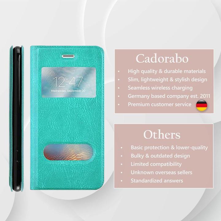 Productafbeelding Cadorabo Boek met Uitzicht Dubbele Raambedekking (Apple iPhone 7, Apple iPhone 8, Apple iPhone SE (2e generatie), Apple iPhone SE (3e generatie))