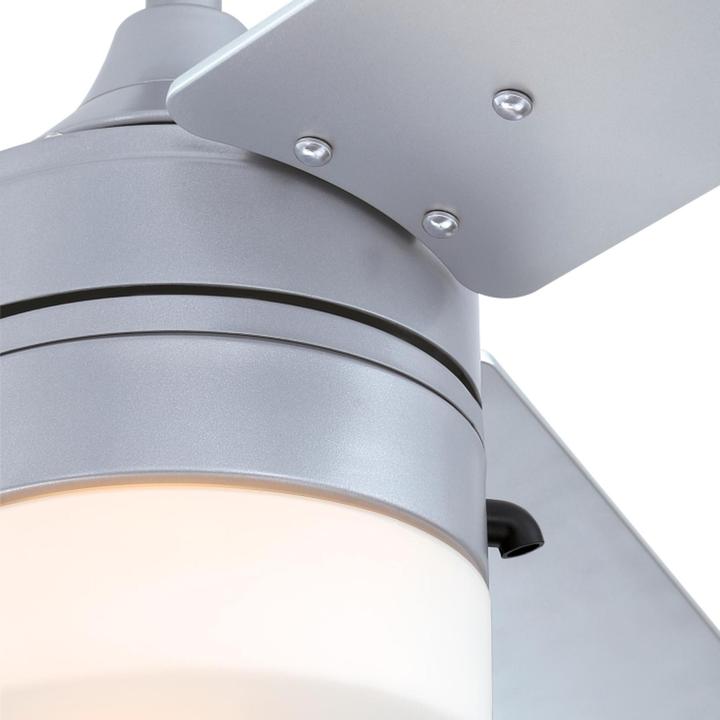 Produktbild Westinghouse Outdoor Deckenventilator Riverton Silber mit Licht (54 dB)