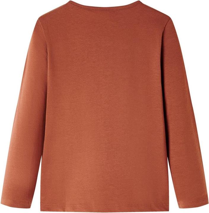 Immagine prodotto VidaXL Camicia da bambino a maniche lunghe Cognac 116,Materiale: 95 % cotone. 5 (116)