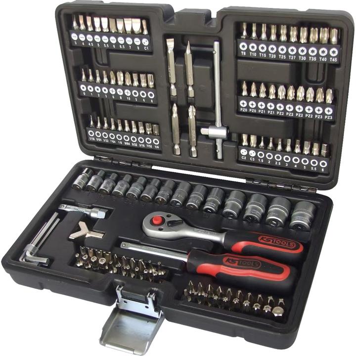 Actual product image KS Tools Socket spanner set, imperial 1/4