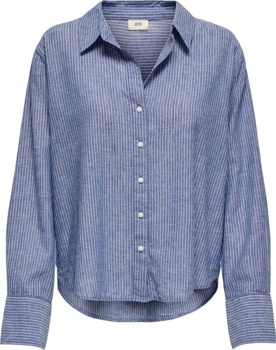 Produktbild JdY Normal geschnitten Hemdkragen Ärmelbündchen mit Knopf Voluminöser Armschnitt Hemd Hemd (XL)