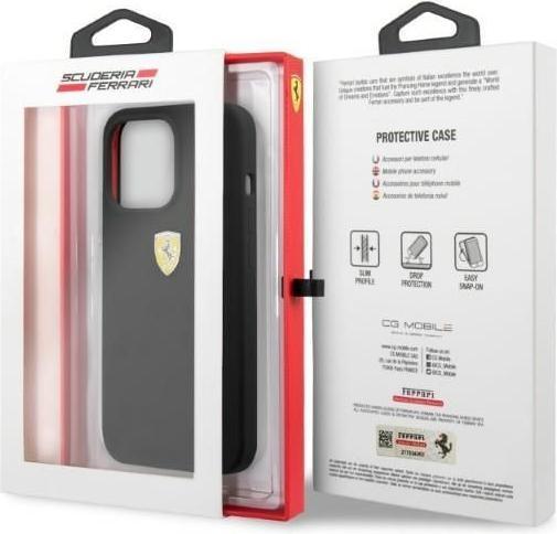Produktbild Ferrari FESSIHMP13XBK iPhone 13 Pro Max 6,7" czarny/black hardcase Silicone MagSafe (Apple iPhone 13 Pro Max)