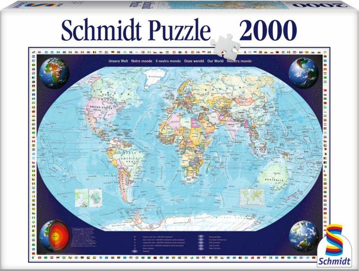 Produktbild Schmidt Spiele Unsere Welt (2000 Teile)