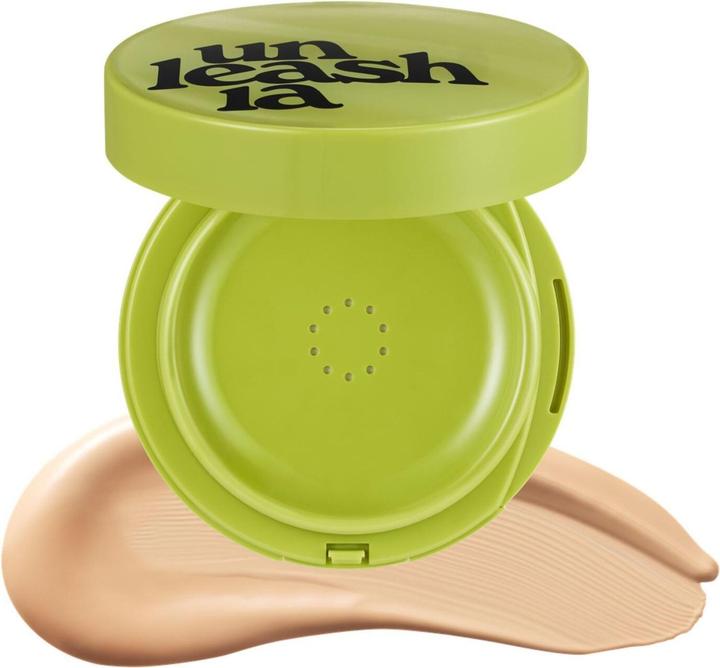 Actual product image Unleashia Satin Wear Healthy-Green Cushion 0.53 Ounce (Peach)