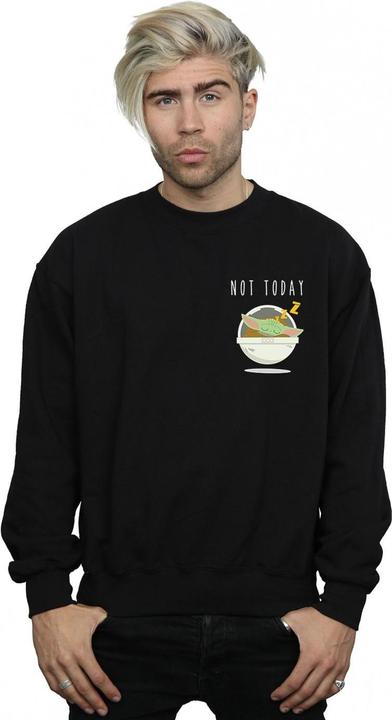 Immagine prodotto Star Wars The Mandalorian Not Today Faux Pocket Felpa Uomo (S)