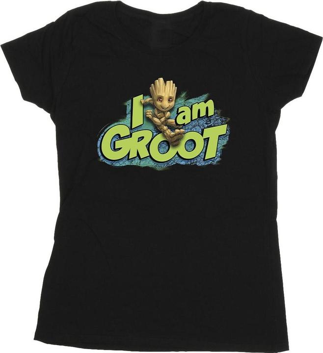 Immagine prodotto Guardians Of The Galaxy I Am Groot Jumping Maglietta Donna (XXL)