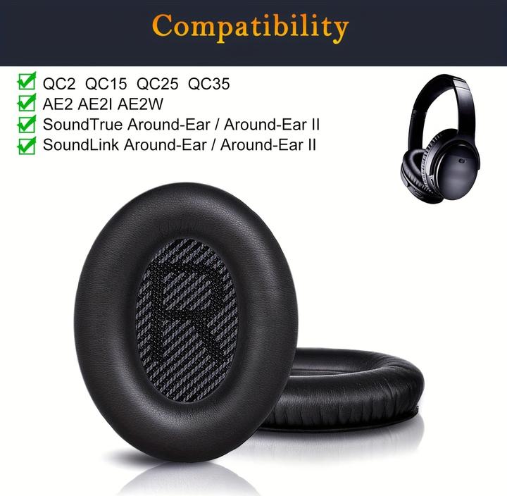 Produktbild PhoneLook Ersatz-Ohrpolster für Bose QuietComfort QC2/QC15/QC25/QC35