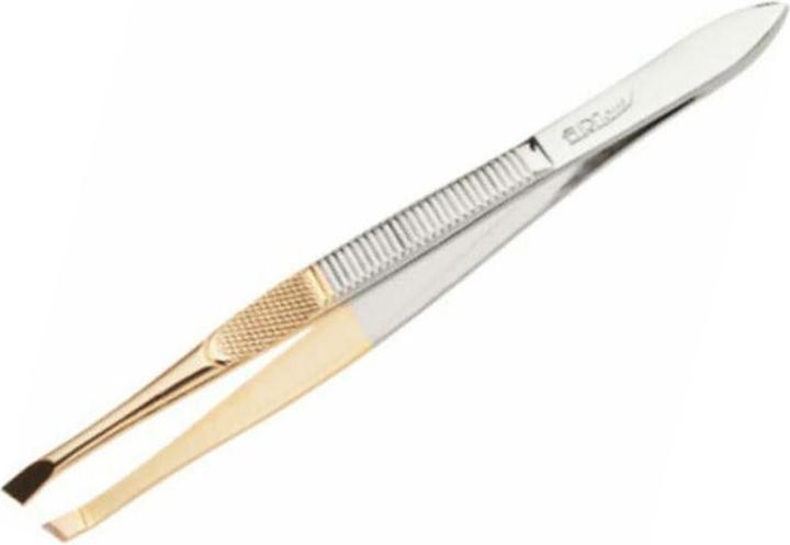 Caso Eurostil Golden Tip Pinzette 8cm 1 Einheit