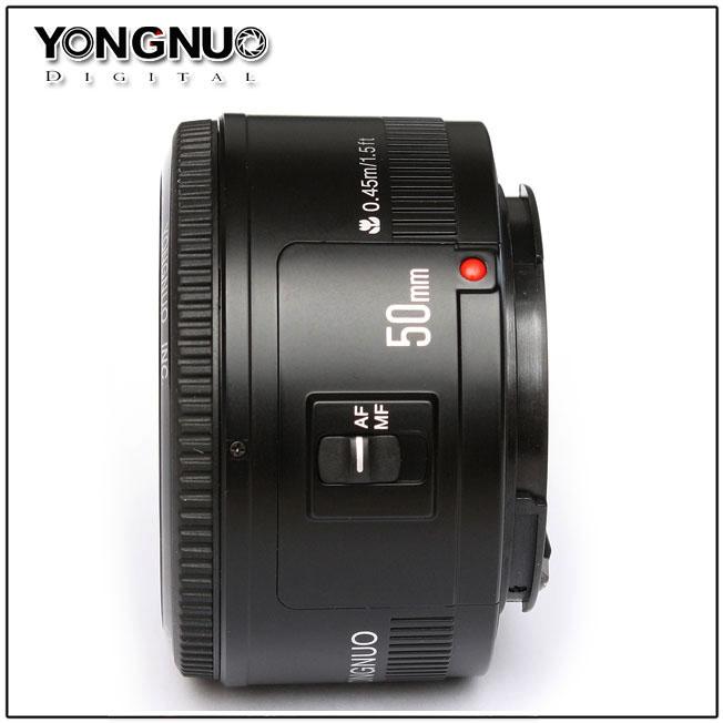 Produktbild Yongnuo 50mm f/1.8 Canon EF (Canon EF, Vollformat, APS-C / DX)