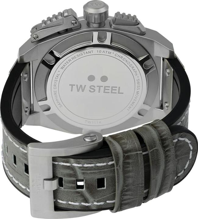 Produktbild TW-Steel TW1114 Canteen Herren Chronograph 46mm 10ATM (Chronograph, 46 mm)