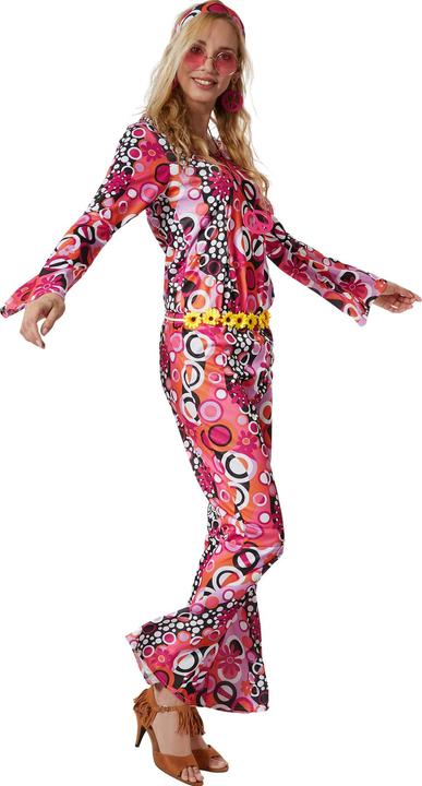 Image du produit tectake Costume femme hippie flowerpower (S)