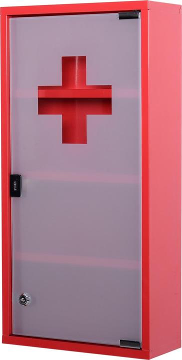 Produktbild Homcom Medizinschrank zum Abschliessen (30 x 12 x 60 cm)