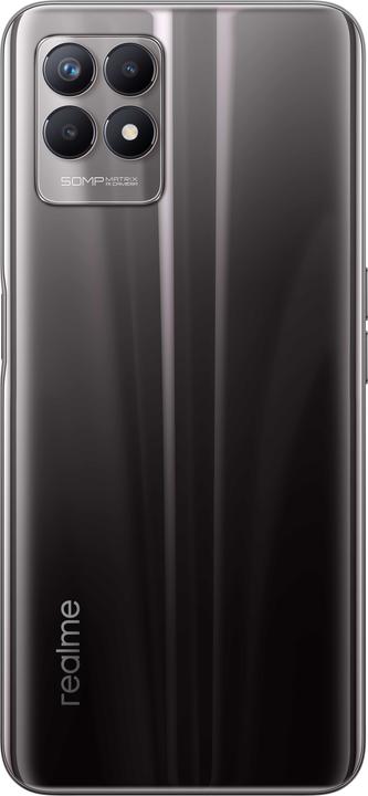 Produktbild realme 8i (128 GB, Space Black, 6.60", Dual SIM + SD, 50 Mpx, 4G)