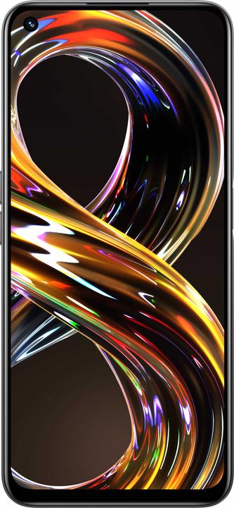 Produktbild realme 8i (128 GB, Space Black, 6.60", Dual SIM + SD, 50 Mpx, 4G)