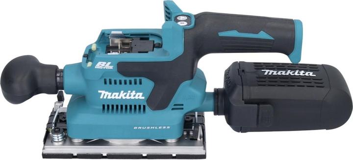 Actual product image Makita DBO 382 T1J Battery orbital sander 18 V 93 x 185 mm Brushless + 1x rechargeable battery 5.0 Ah + (200 W)
