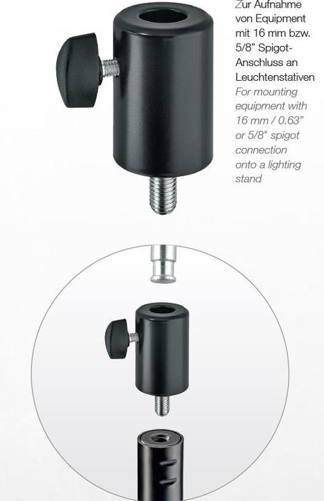 Image du produit K&M 66370 Adaptateur de mini-télévision à pivot