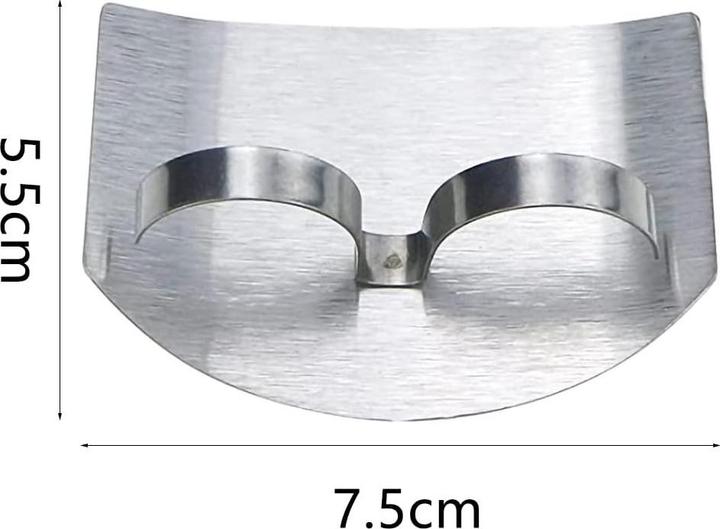 Immagine prodotto ASMI Protezione per le dita degli utensili da cucina in acciaio inox Due