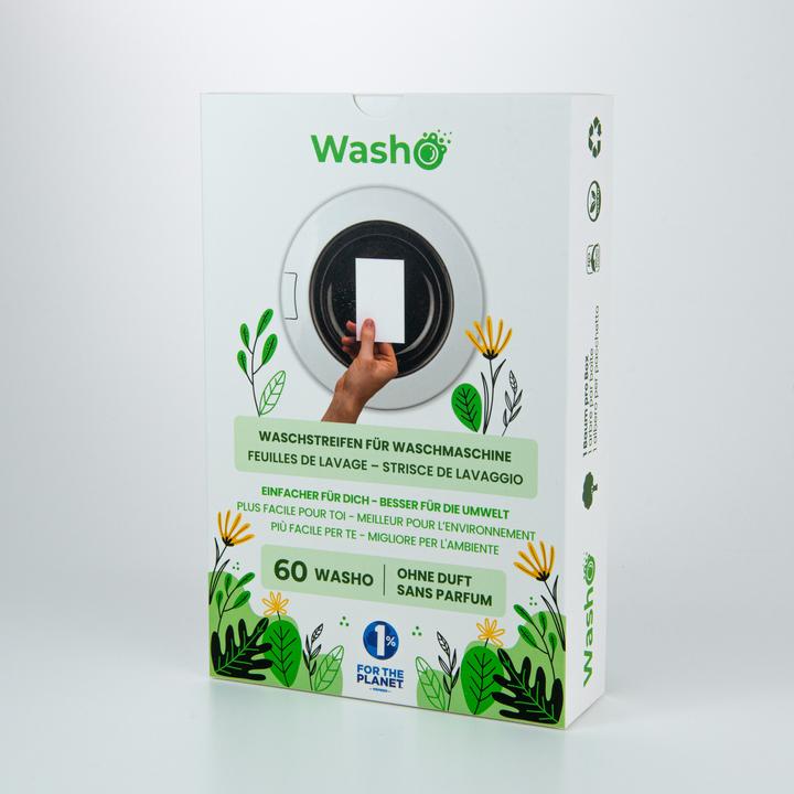 Produktbild Washo Waschstreifen (60 Waschgänge, Waschtücher)
