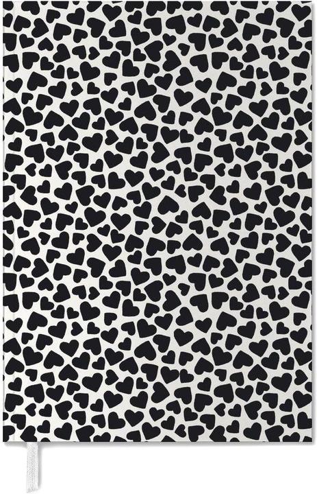 Immagine prodotto Juniqe Hearts Black and White - Cuori (A5, Inglese)